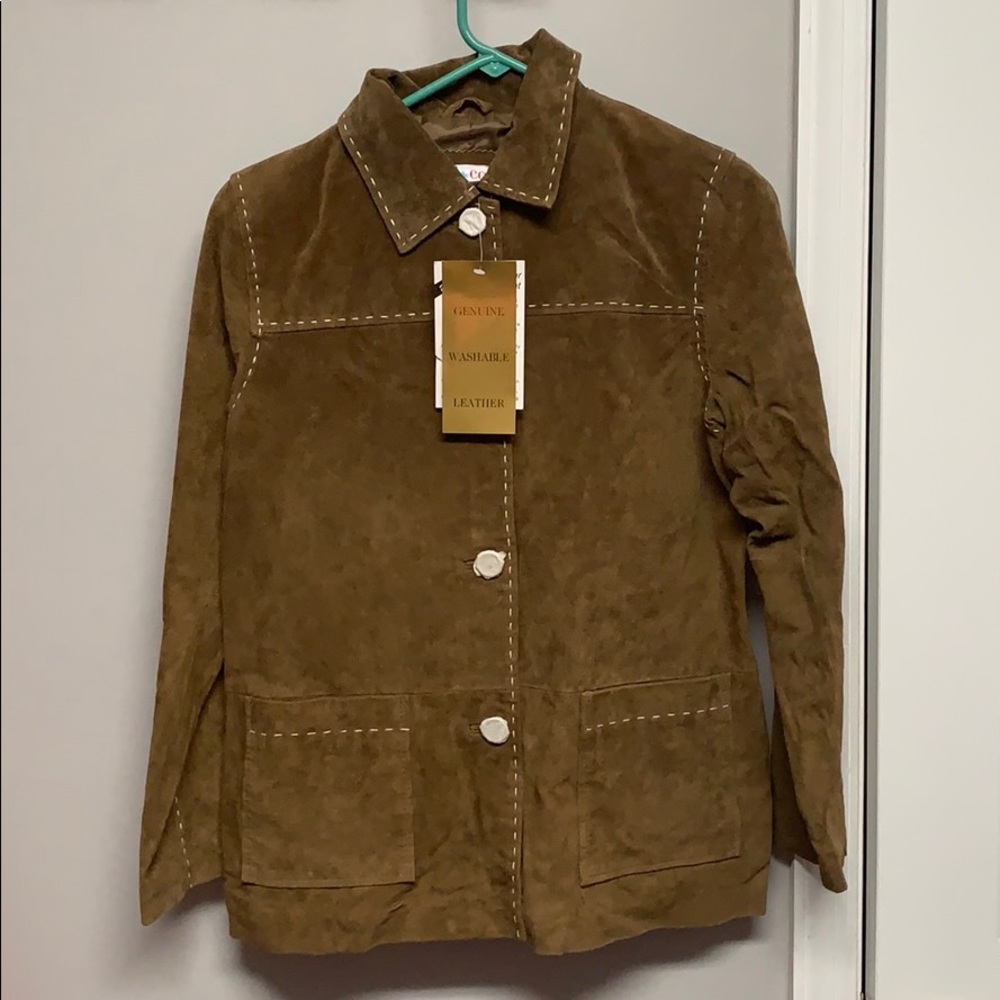 D&co Genuine leather jacket new